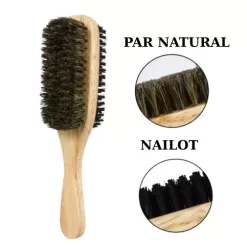 perie de barba par natural dubla